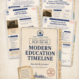 Modern Education Timeline digital guide cover