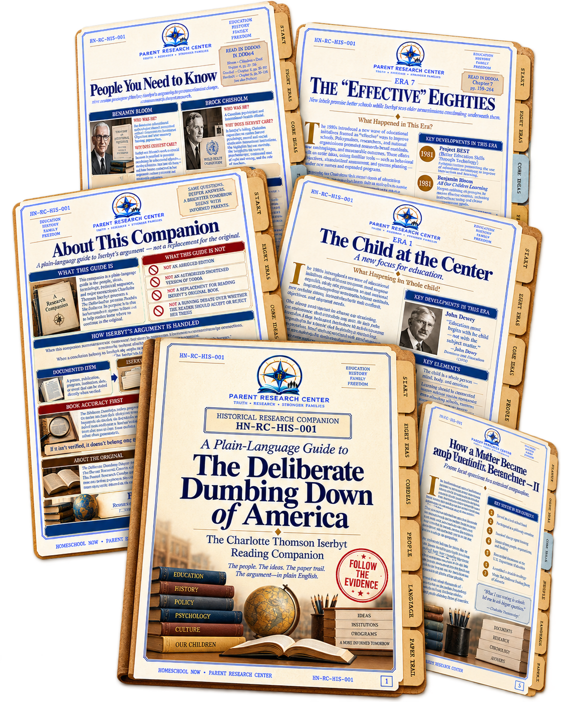 Interior pages from A Plain-Language Guide to The Deliberate Dumbing Down of America